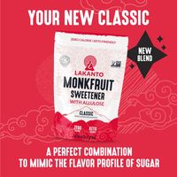 Lakanto Classic Monkfruit Sweetener with Allulose 454g